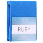 Froté prestieradlo s gumou AmeliaHome Ruby modré