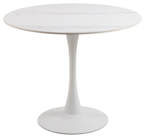 Jedálenský okrúhly stôl Malta 90 cm keramika/biely mramor Jedálenský okrúhly stôl Malta 90 cm keramika/biely mramor