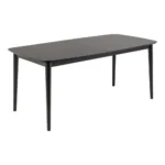 Jedálenský rozkladací stôl Montreux 180/219 cm čierny