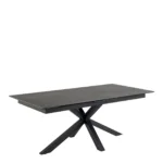Jedálenský rozťahovací stôl Heaven 200/240 cm čierny