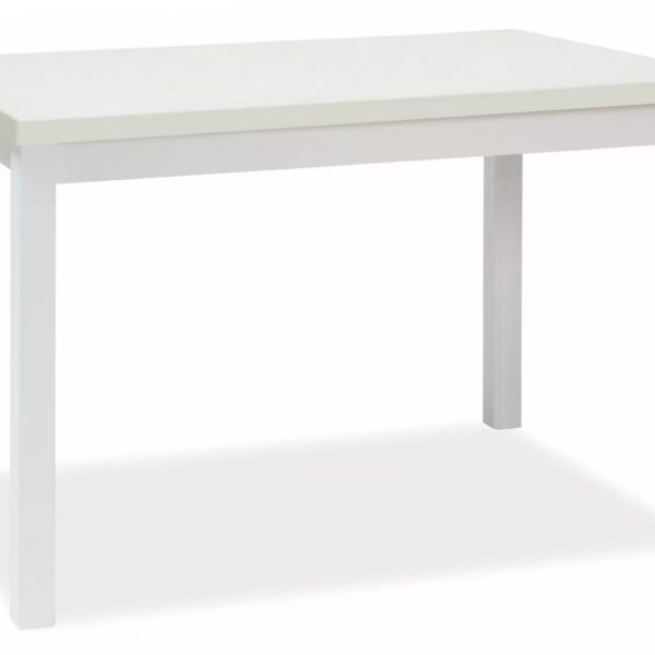 Jedálenský stôl Adam 120 cm biely