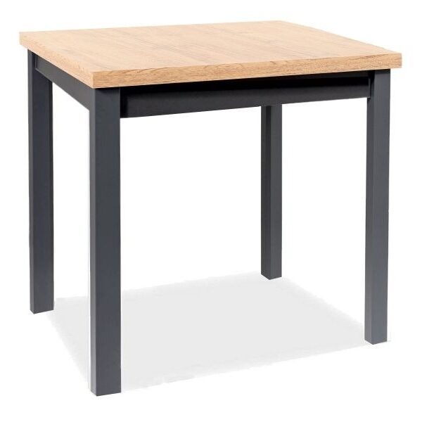 Jedálenský stôl Adam 90 cm dub artisan/čierny