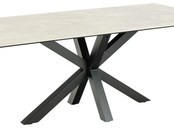 Jedálenský stôl Heaven 200 cm sivý