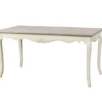 Jedálenský stôl Rimini 160 cm z masívu krémový