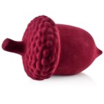 Keramická figúrka žaluďa MAVE 29x18 cm bordó