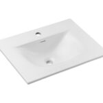Keramické umývadlo Sky1 60 cm matné biele