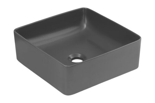 Keramické umývadlo na dosku Slim 37 cm šedé Keramické umývadlo na dosku Slim 37 cm šedé