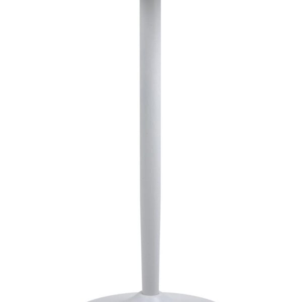 Keramický barový stôl Malta 105 cm biely mramor