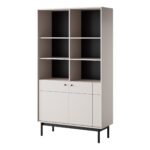 Knižnica Japandi 104 cm kašmír