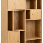 Knižnica Rangoon 90 cm dub prírodný olejovaný
