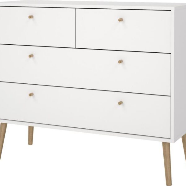 Komoda Boazy 98 cm biela