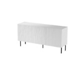 Komoda Jungle 152 cm biela/čierna