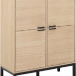 Komoda Kensington 91 cm dub bielený