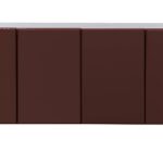 Komoda Loren 163 cm bordová/mramor