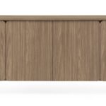 Komoda Moku 200 cm dub perleťový