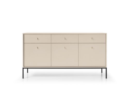 Komoda Mono II 154 cm béžová/čierna Komoda Mono II 154 cm béžová/čierna