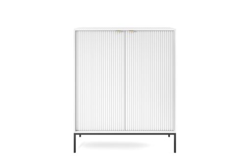 Komoda Nova 104 cm biela/čierna Komoda Nova 104 cm biela/čierna