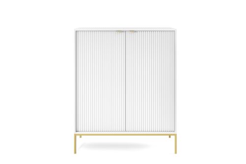 Komoda Nova 104 cm biela/zlatá Komoda Nova 104 cm biela/zlatá
