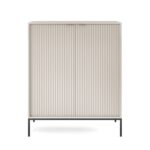 Komoda Nova 104 cm kašmír/čierna