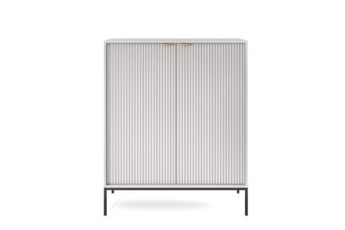 Komoda Nova 104 cm sivá/čierna Komoda Nova 104 cm sivá/čierna