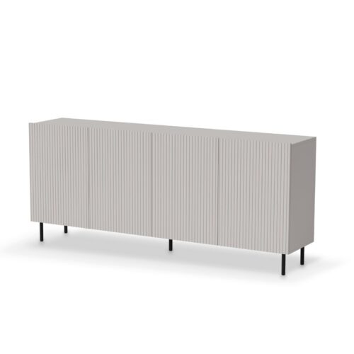Komoda Paxos 180 cm kašmír/čierna Komoda Paxos 180 cm kašmír/čierna