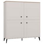 Komoda Point 123 cm dub Castello/kašmírová