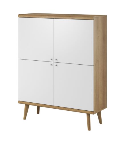 Komoda Primo 107 cm dub Riviéra/biela Komoda Primo 107 cm dub Riviéra/biela