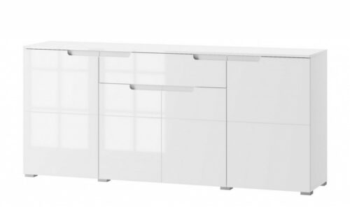 Komoda SELENE 36 180 cm biela lesklá/matná Komoda SELENE 36 180 cm biela lesklá/matná