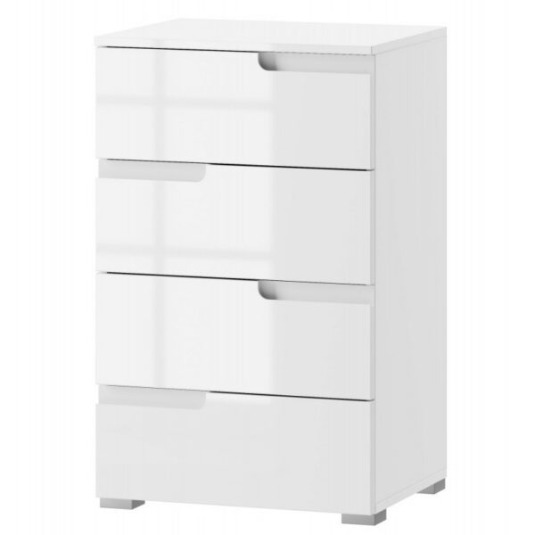 Komoda Selene 2 50 cm biela mat/lesk