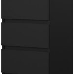 Komoda Simplicitous 233 40 cm čierny mat