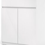 Komoda Simplicitous 234 80 cm biela lesklá