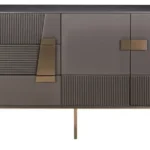 Komoda Stilig ST102 160 cm grafit/zlatá