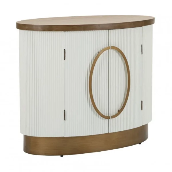 Komoda Tolosa 79 cm biela/jaseň