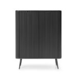 Komoda Zova 103 cm čierna/čierny rám