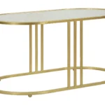 Konferenčný stolík Antalia 90 cm zlatý