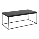 Konferenčný stolík Barossa 110 cm čierny mramor/čierny