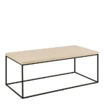 Konferenčný stolík Barossa 110 cm travertín/čierny