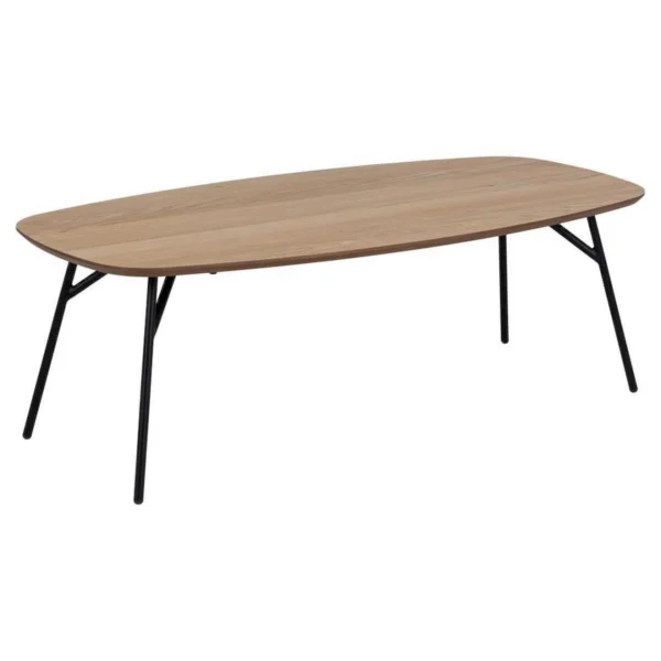 Konferenčný stolík Caracas 120 cm dub olejovaný/čierny