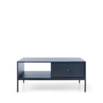 Konferenčný stolík Mono II 104 cm modrý/čierny