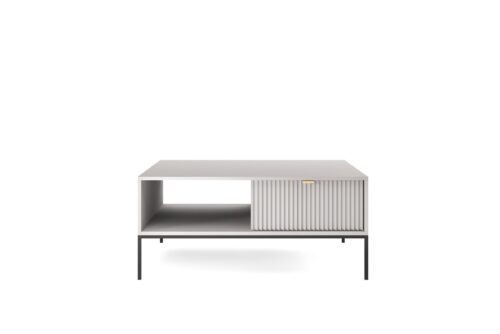 Konferenčný stolík Nova 104 cm sivý/čierny Konferenčný stolík Nova 104 cm sivý/čierny