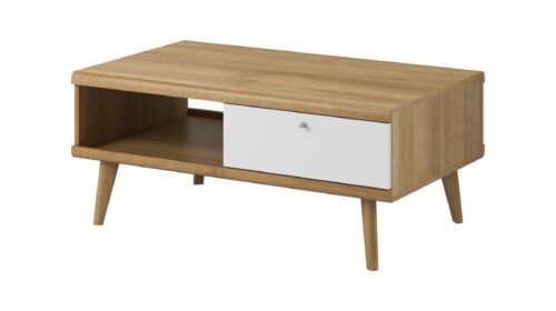 Konferenčný stolík Primo 107 cm dub Riviéra/biely Konferenčný stolík Primo 107 cm dub Riviéra/biely