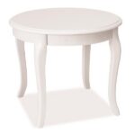 Konferenčný stolík Royal 60 cm biely