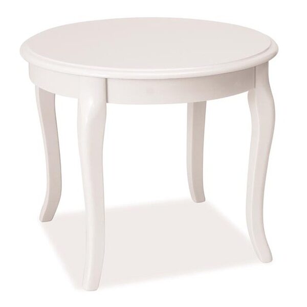Konferenčný stolík Royal 60 cm biely