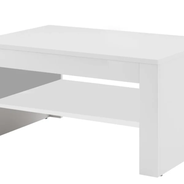 Konferenčný stolík Selene 41 90 cm biely lesk