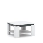 Konferenčný stolík Tinto 68 cm biely/antracit