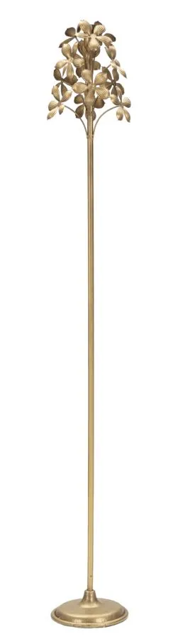 Kovový svietnik Flowy 118 cm zlatý Kovový svietnik Flowy 118 cm zlatý