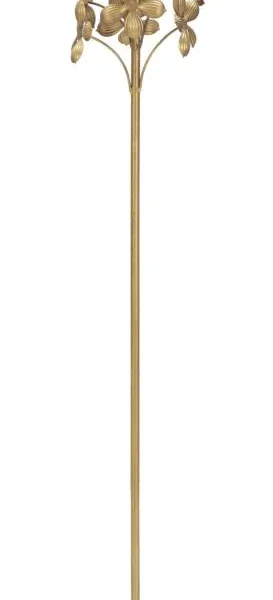 Kovový svietnik Flowy 93 cm zlatý