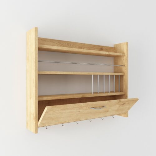 Kuchynská polica KNOTT 85 cm dub prírodný Kuchynská polica KNOTT 85 cm dub prírodný