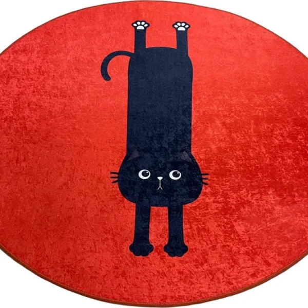 Kúpeľňový koberec KITTY 80 cm červený