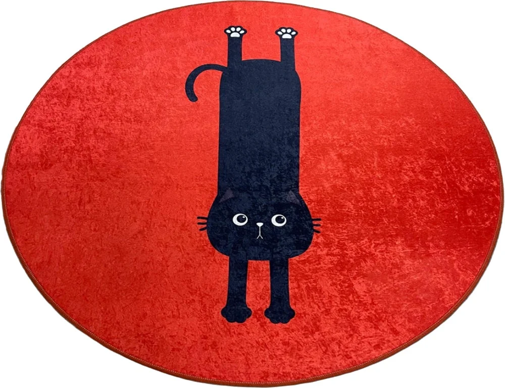 Kúpeľňový koberec KITTY 80 cm červený Kúpeľňový koberec KITTY 80 cm červený